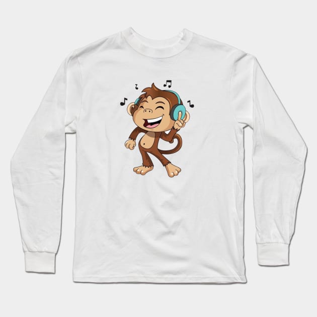 The monkey music Long Sleeve T-Shirt by Soul.fit